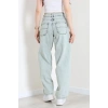 Yan Cep Baggy Kot Pantolon Açıkmavi - 32876.2059.