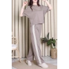 Yan Şeritli Modal Takım Kahve - 71590.996.