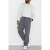 Yanları Çımalı Pike Erkek Pantolon Antrasit - 42622.1837.