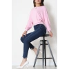 Yarasa Kol Salaş Bluz Pembe - 31740.2115.