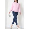 Yarasa Kol Salaş Bluz Pembe - 31740.2115.