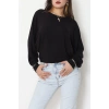 Yarasa Kol Salaş Bluz Siyah - 31740.2115.