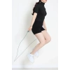 Yarım Fermuar Kısa Kollu Body Siyah - 43977.053.