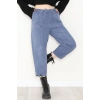 Yıkamalı Havuç Pantolon Açıkmavi - 51212.1779.