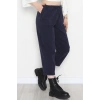 Yıkamalı Havuç Pantolon Lacivert - 51212.1779.
