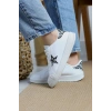 Yıldızlı Spor Ayakkabı Beyazsiyah2 - 31295.264.
