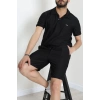 Zra Crep Likralı Erkek Takım Siyah - 70931.1937.