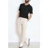 Zra Krep Likralı Bel Lastikli Erkek  Alt Bej - 90114.1837.