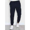 Zra Krep Likralı Paça Lastikli Erkek Günlük Pantolon Lacivert - 42591.1837.
