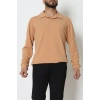 Zra Krep Polo Yaka Erkek Sweat Camel - 42186.1937.