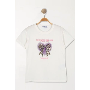 10-13 Yaş Çocuk Tişört Ekru - 7250200.1576.