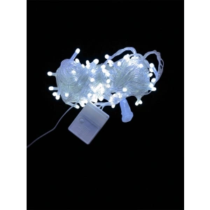 10m 100 Led Damla Uçlu Beyaz Işık Şeffaf Kablo Mz-17-1