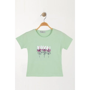 2-5 Yaş Çocuk Tişört Mint - 5250174.1576.