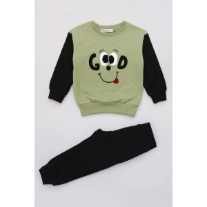 2-5 Yaş Şardonlu Yumoş Kumaş Takım Açıkhaki - 1264305.1576.