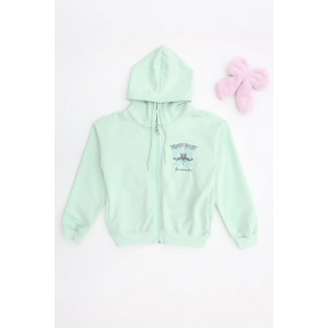 2 İplik 10 13 Yaş Kompak Fermuarlı Sweat Mint - 7264277.1576.