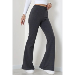 2 İplik İspanyol Paça Eşofman Altı Füme - 52118.1857.