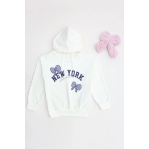 2 İplik Şardonsuz Penye Sweat 6-9 Yaş Ekru - 6264210.1576.