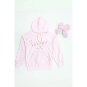 2 İplik Şardonsuz Penye Sweat Pembe - 6264272.1576.