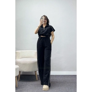 2 İplik Stoperli Eşofman Takımı Siyah - 52246.1857.