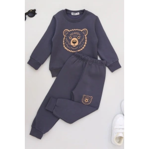 3-7 Yaş 3 İplik Şardonlu İkili Takım Antrasit - 50810.1867.