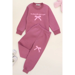 3-7 Yaş 3 İplik Şardonlu İkili Takım Gülkurusu - 50905.1867.