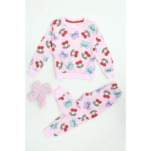 3-8 Yaş 2 İplik İkili Takım Pembekiraz - 52192.1776.