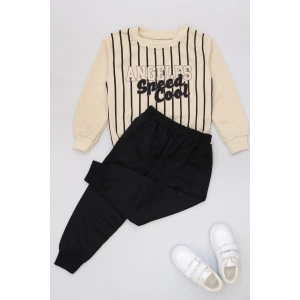 3-8 Yaş 2 İplik İkili Takım Siyah - 50929.1776.