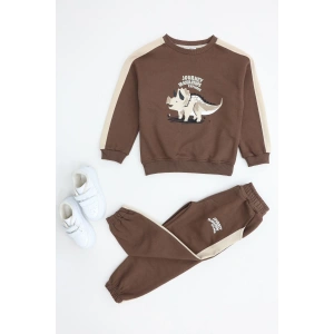 3 İp Şardonsuz İkili Takım 4-7 Yaş Kahve - 2264560.1576.