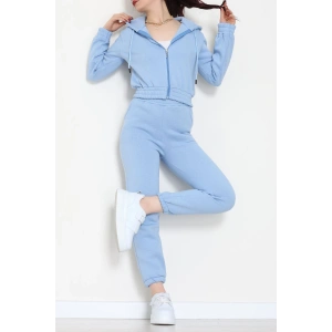 3 İplik Crop Eşofman Takımı Bebemavi - 50913.1878.