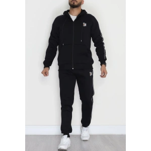 3 İplik Şardonlu Erkek Eşofman Takımı Lacivert - 42565.1937.