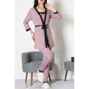 3Lü Pijama Seti Gülkurusu - 52170.2123.