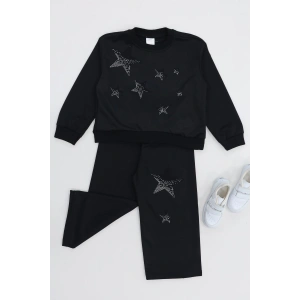 4-10 Yaş 2 İplik İkili Takım Siyah - 52187.1776.