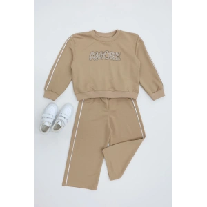 4-10 Yaş 2 İplik İkili Takım Vizon - 52186.1776.