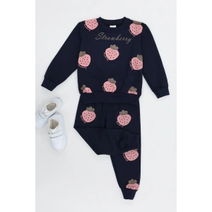 4-10 Yaş İki İp Şardonlu İkili Takım Lacivert - 52114.1776.