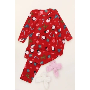 5-10 Yaş Çocuk Polar Takım Kırmızı - 50769.1961.