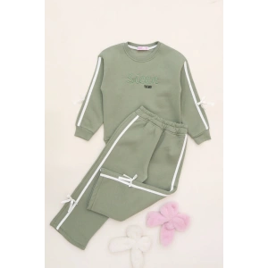 5-12 Yaş 3 İplik Şardonlu Fiyonklu Takım Mint - 60335.1867.