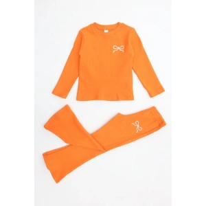 5-12 Yaş İnterlok Baskılı Takım Turuncu - 52182.1567.