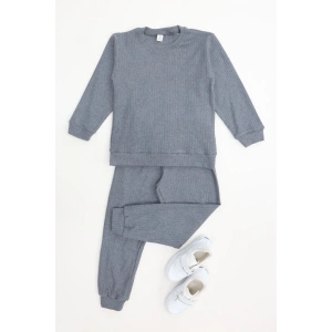 5-12 Yaş İnterlok Fitilli Takım Füme - 52183.1567.