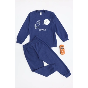 5-12 Yaş İnterlok Fitilli Takım Lacivert - 52184.1567.