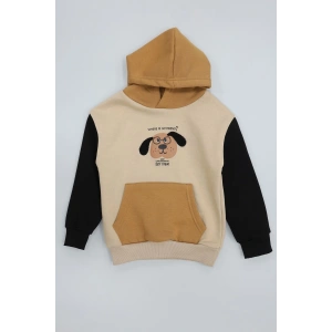 6-9 Yaş 3 İplik Şardonlu Sweat Hardal - 2264009.1576.