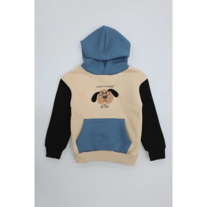 6-9 Yaş 3 İplik Şardonlu Sweat Mavi - 2264009.1576.