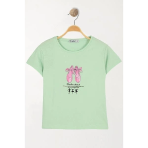 6-9 Yaş Çocuk Tişört Mint - 6250106.1576.