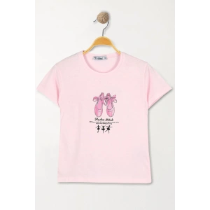 6-9 Yaş Çocuk Tişört Pembe - 6250106.1576.
