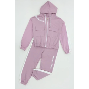 8-12 Yaş İçi Tüylü Takım Açıklila - 724494.1576.