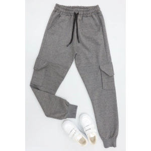 8-16 Yaş 2 İplik Eşofman Altı Füme - 50945.2066.