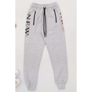 8-16 Yaş 2 İplik Likralı Eşofman Altı Dumangri - 42184.2066.