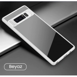 Ally Galaxy Note 8 Darbeya Dayanıklı Şeffaf Silikon Kılıf-(1903)