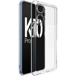 Ally OPPO K10 Pro 5G Kılıf Kamera Korumalı Ultra İnce Şeffaf Silikon Kılıf-(1903)