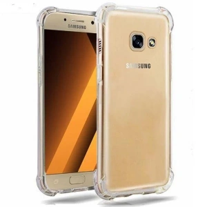 Ally Samsung Galaxy J5 Prime Darbe Emici Şeffaf Silikon Kılıf-(1903)