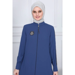 Arma desenli kol seritli ferace İndigo 2176